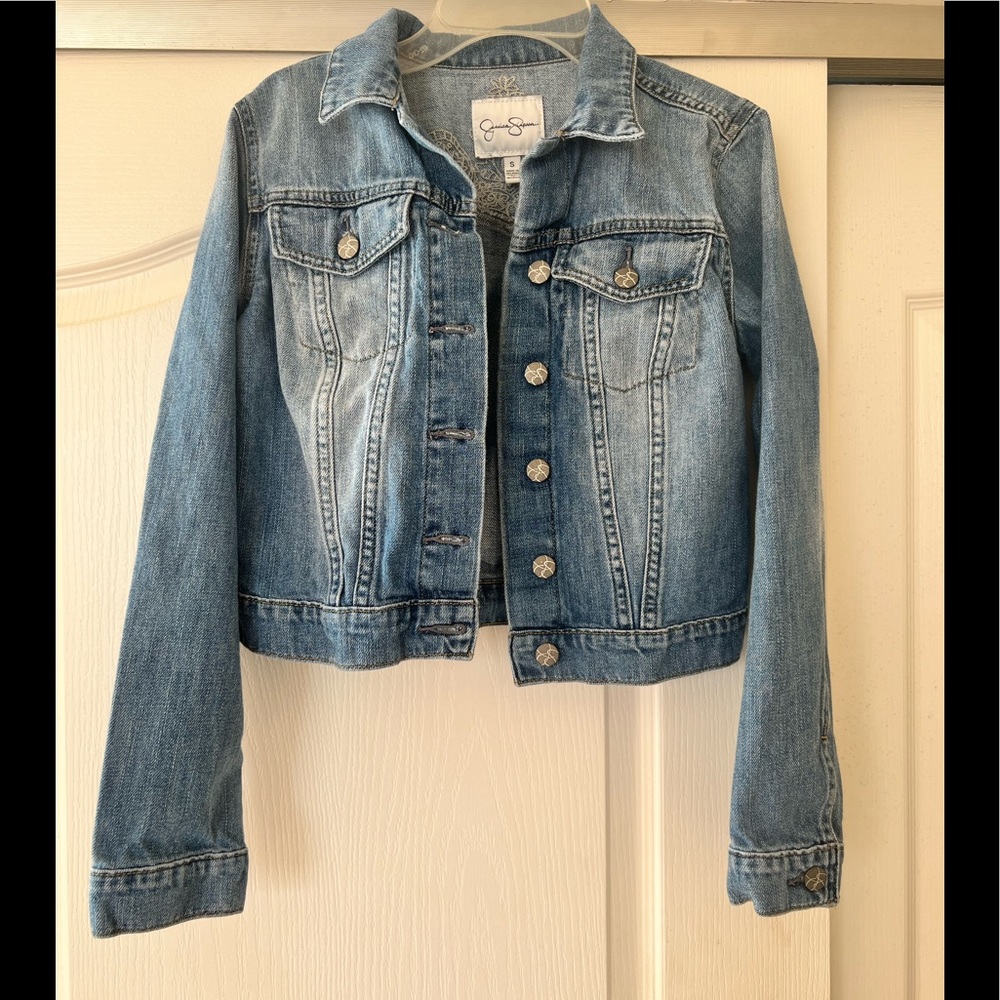 Jessica Simpson Jean Jacket with cute details Size S